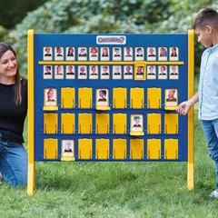 Eastpoint Sports Giant Guess Who? Doublesided Game Board w/ 48 pc 4″ x 6″ Cards
