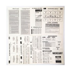 GMT Wargame Operation Mercury – Charts Only! NM