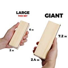 Giant Tower Stacking Game 4 Ft Tall – 54 Blocks, Carry Bag, Scoreboard Included