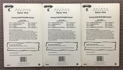 7 X Batman Forever Skycap Pog Sheets (2x #4, Missing #2 & #8) Glow in the Dark