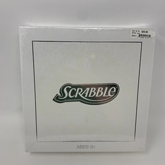 SCRABBLE Edition Pearlescent Board White w/Silver Accents Hasbro 2013 Sealed