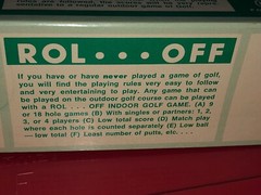 NEW 1975 ROL…OFF Indoor Golf Dice Game- FUN FOR ALL AGES!