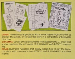 Bullwinkle and Rocky Role Playing Party Game RPG 1988 COMPLETE Unplayed MINT