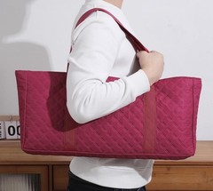 American Mahjong Game Set 166 Tiles Rack Pushers Burgundy Quilted Bag
