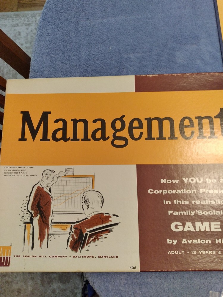 1961 Management Business Board Game – COMPLETE by Avalon Hill
