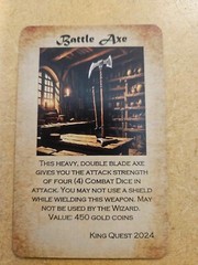 Custom HeroQuest Compatible Equipment Cards (16) – Fan-Made Replacements – New