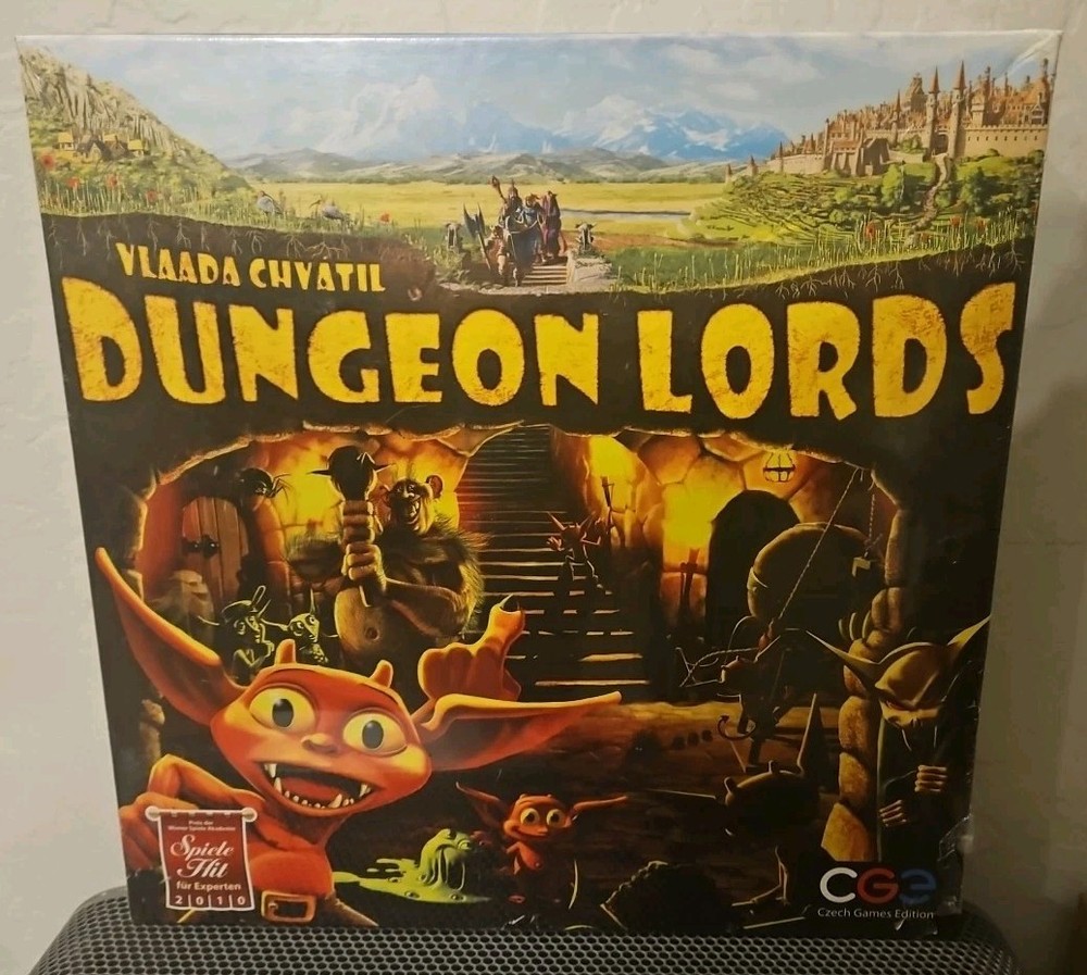 Dungeon Lords Board Game Czech Games Edition CGE00007 New Sealed Free Shipping