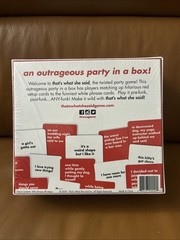 That’s What She Said The Party Game of Twisted Innuendos adult game brand new !!