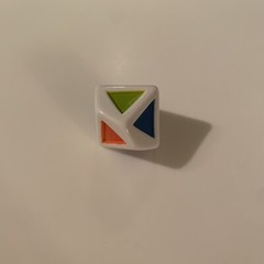 Cranium Original Family Game Multi-Color Hex Die Replacement Parts Pcs FREE SHIP