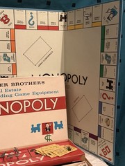 1961 Monopoly Game by Parker Brothers Complete Very Good Condition vintage