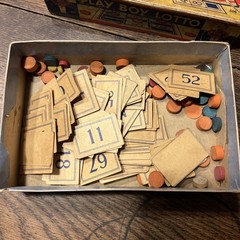 Rare 1931 All-Fair Toys And Games “Playboy Lotto” #506 Bingo Style Game Complete