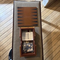 Vintage game set 7 in one 10 1/4” x 6 1/2” x 4”
