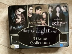 Twilight Saga 3 Game Collection Movie Board Games New Moon Eclipse Collector Tin