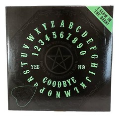 Glow in The Dark Octagonal Pentagram Star Ouija Spirit Board Game W/ Planchette