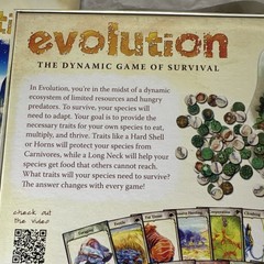 Evolution – North Star Games – 2014 Survival Strategy Game 1st Edition – New