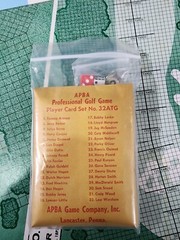 APBA Pro Golf Game, original boards, cards, boxes, etc.