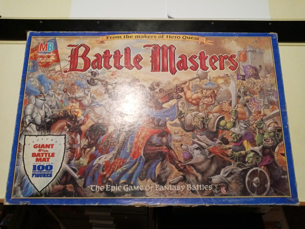 1992 Battle Masters Game by Milton Bradley in Great Condition almost complete