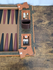 1999 NOBLE GAMES Limited Edition DAVID RIPLEY 66/250 Leather & Wood Backgammon!