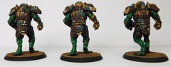 Well Painted Trun Hunters Miniatures & cards No box (3)Shadows of Brimstone FFP