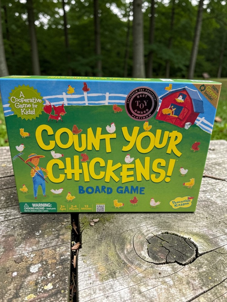 Count Your Chickens Board Game Peaceable Kingdom