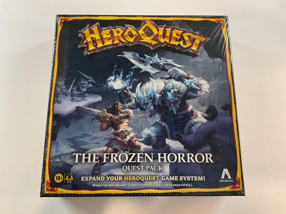 Avalon Hill HeroQuest The Frozen Horror Quest Pack Extension Pack Sealed