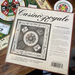 Casino Royale Board Game-combines Elements of Craps Roulette Poker-Complete Set