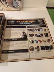 Steampunk Rally Board Game Roxley Excellent | Cards In Shrink | Dr. Braun Promo