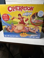 Hasbro Twister & Operation Splash Games Family Bundle Multicolor Outdoor NWT