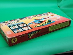 Vintage Calling Superman News Reporting Board Game Daily Planet Transogram 1954
