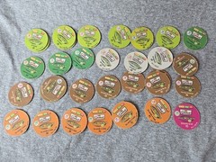 The Simpsons Pickers Lot Of 102 Pogs Tazos Magic Box 2005 Espanol / Ingles