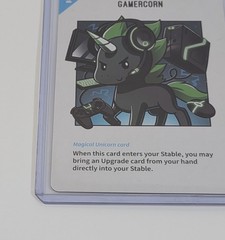 Unstable Unicorns Gamercorn Gamestop USA Exclusive Promo Card 2nd Print New OOP