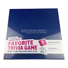 BEZZERWIZZER The Game of Trivia Tactics and Trickery Board Game 20 Categories
