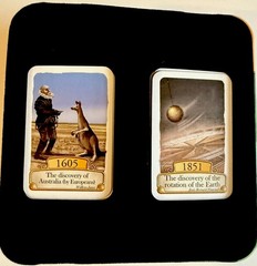 Timeline Science and Discoveries Card Game Asmodee Complete In Raised Tin