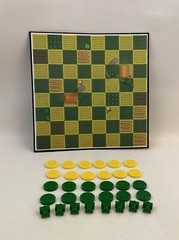John Deere Checkers By Masterpieces Puzzles #41304 Complete