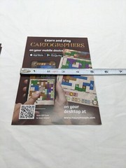 Thunder Works Games Learn And Play Cartographers Flyer Sheet 5″ X 7″