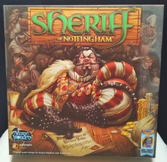 Sheriff of Nottingham Board Game Arcane Wonders Incomplete Parts Only READ