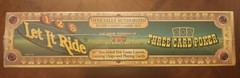 Let It Ride – Three Card Poker- Texas Hold ‘Em Home Casino Game Set NEW SEALED