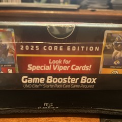 Mattel Games Uno Elite NFL 2025 Core Edition, Booster Box WILD Card New sealed