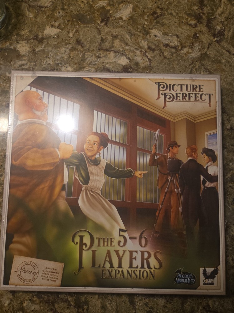 Arcane Wonders Boardgame Picture Perfect 5-6 Player Expansion Sealed!