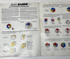 Vintage 1981 Rubik’s Cube The IDEAL Solution Guide Booklet Ideal Toy Corp. Puzzl