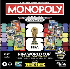 Monopoly Panini Prizm FIFA World Cup Board Game Hasbro Game. GAME ONLY. NO CARDS