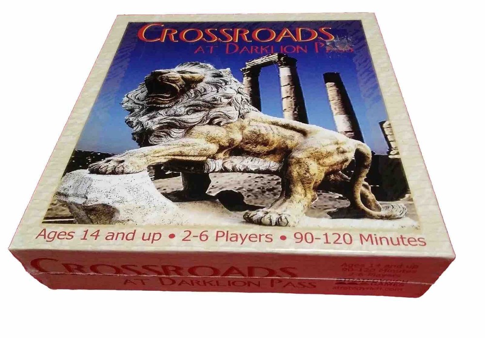 Crossroads at Darklion Pass Board Game 2009 Strategy Rich Games New Sealed