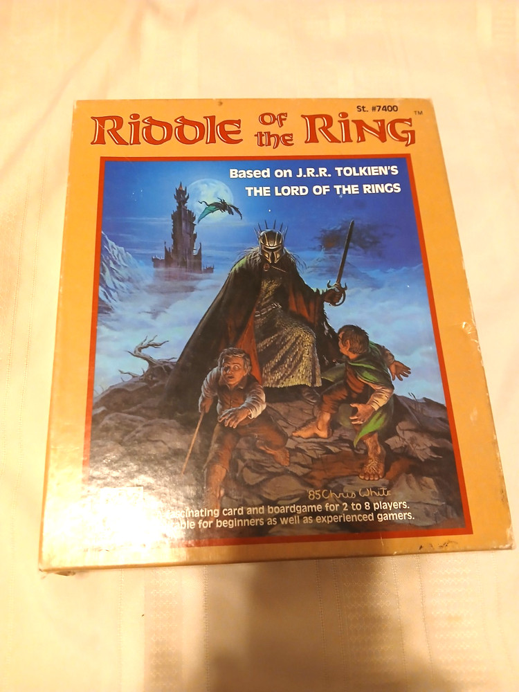 I.C.E. Riddle of the Ring 1985 Lord of the Rings J.R.R. Tolkien Board Game Rare