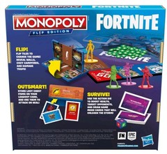 Hasbro Gaming Monopoly Flip Edition: Fortnite Board Game for Ages 13 Game Inspir