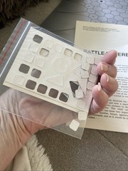 Tabletop Sci-Fi Wargame 1978 Sten Productions Battle-Sphere Complete Punched