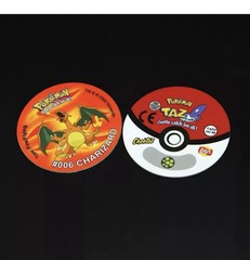 Pokemon Tazos Pogs 160 pcs 1st Generation Strokes Box 3D Round Square Collection
