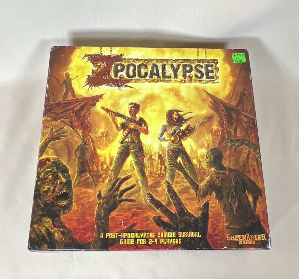 Greenbrier Games Zpocalypse Zombie Board Game Miniatures, 2-4 Players, 2013