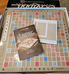 1989 Milton Bradley 4034 Scrabble Deluxe Edition Board Game EUC COMPLETE