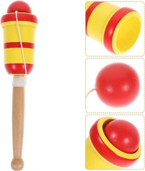 Wooden Catch Ball, Retro Toys – No Batteries Required, Fun for Unisex Children