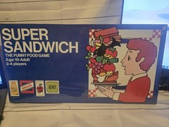 Vintage Super Sandwich Funny Food Nutrition Educational Board Game – SEALED NEW!